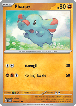 Phanpy 48/91 — Paldean Fates