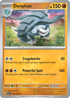 Donphan 49/91 — Paldean Fates
