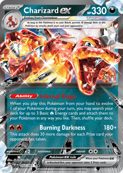 Charizard ex 54/91 — Paldean Fates
