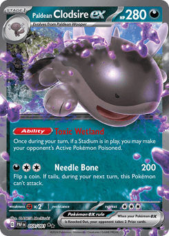 Paldean Clodsire ex 59/91 — Paldean Fates