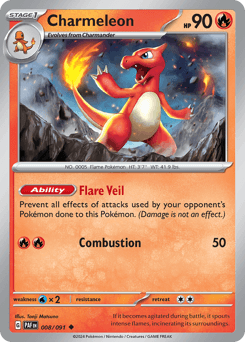 Charmeleon 8/91 — Paldean Fates