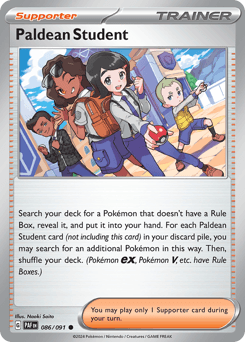 Paldean Student 86/91 — Paldean Fates