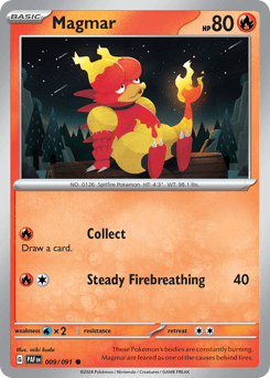 Magmar 9/91 — Paldean Fates