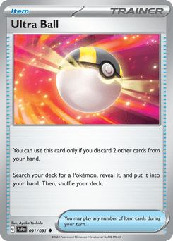 Ultra Ball 91/91 — Paldean Fates