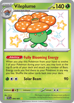Vileplume 94/91 — Paldean Fates