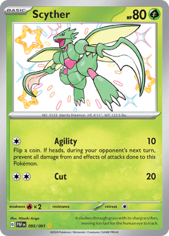 Scyther 95/91 — Paldean Fates