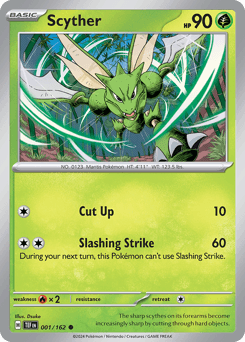 Scyther Pokémon card