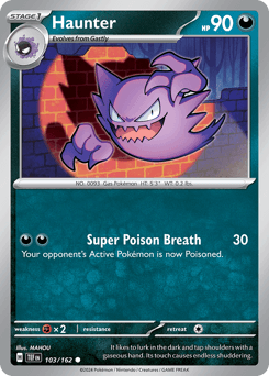 Haunter 103/162 — Temporal Forces