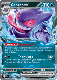 Gengar ex 104/162 — Temporal Forces