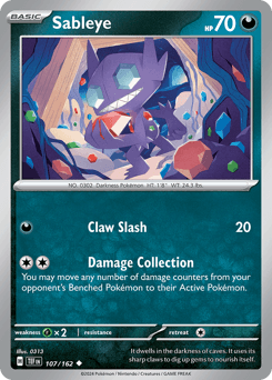 Sableye 107/162 — Temporal Forces