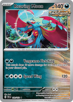 Roaring Moon Pokémon card