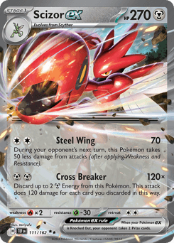 Scizor ex 111/162 — Temporal Forces