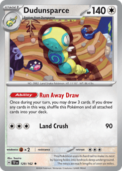 Dudunsparce 129/162 — Temporal Forces