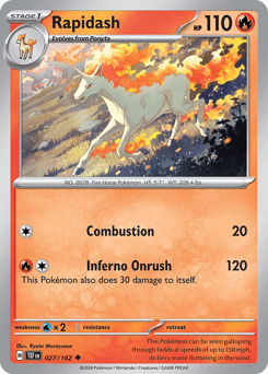 Rapidash 27/162 — Temporal Forces