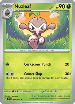 Nuzleaf 4/162 — Temporal Forces