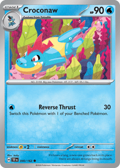 Croconaw 40/162 — Temporal Forces