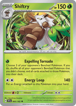 Shiftry 5/162 — Temporal Forces