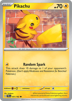 Pikachu 51/162 — Temporal Forces