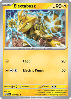 Electabuzz 53/162 — Temporal Forces