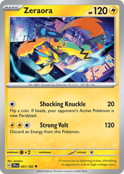 Zeraora 57/162 — Temporal Forces
