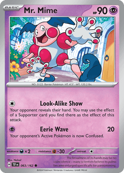 Mr. Mime 63/162 — Temporal Forces