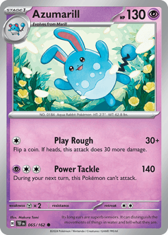 Azumarill 65/162 — Temporal Forces