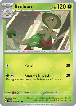 Breloom 7/162 — Temporal Forces