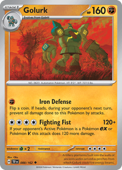 Golurk 88/162 — Temporal Forces