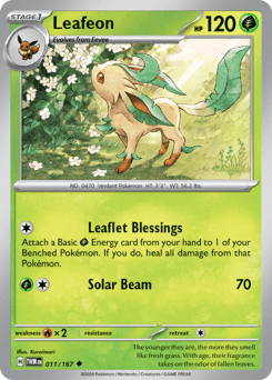 Leafeon 11/167 — Twilight Masquerade