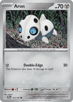 Aron Pokémon card