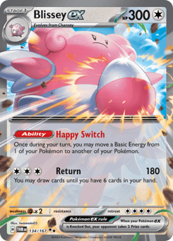 Blissey ex 134/167 — Twilight Masquerade