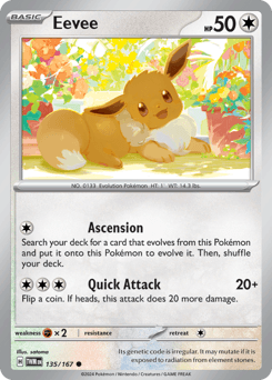 Eevee 135/167 — Twilight Masquerade
