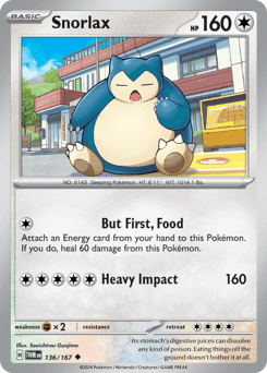 Snorlax 136/167 — Twilight Masquerade