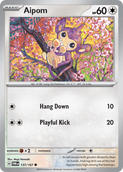 Aipom 137/167 — Twilight Masquerade