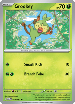 Grookey Pokémon card