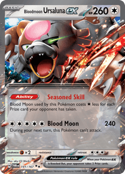 Bloodmoon Ursaluna ex 141/167 — Twilight Masquerade