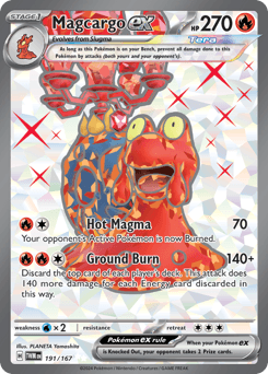 Magcargo ex 191/167 — Twilight Masquerade