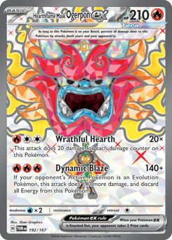 Hearthflame Mask Ogerpon ex 192/167 — Twilight Masquerade