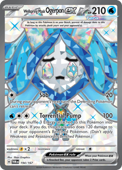 Wellspring Mask Ogerpon ex 194/167 — Twilight Masquerade