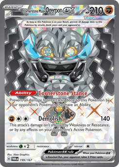 Cornerstone Mask Ogerpon ex 199/167 — Twilight Masquerade
