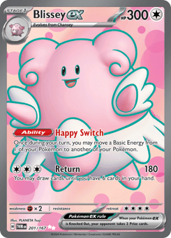 Blissey ex 201/167 — Twilight Masquerade
