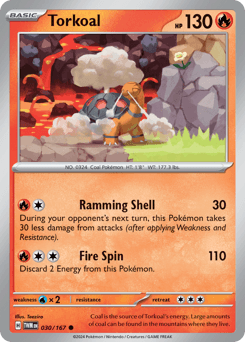 Torkoal 30/167 — Twilight Masquerade