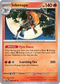Infernape Pokémon card