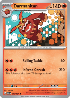 Darmanitan 35/167 — Twilight Masquerade