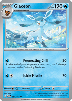 Glaceon 54/167 — Twilight Masquerade