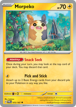 Morpeko 72/167 — Twilight Masquerade