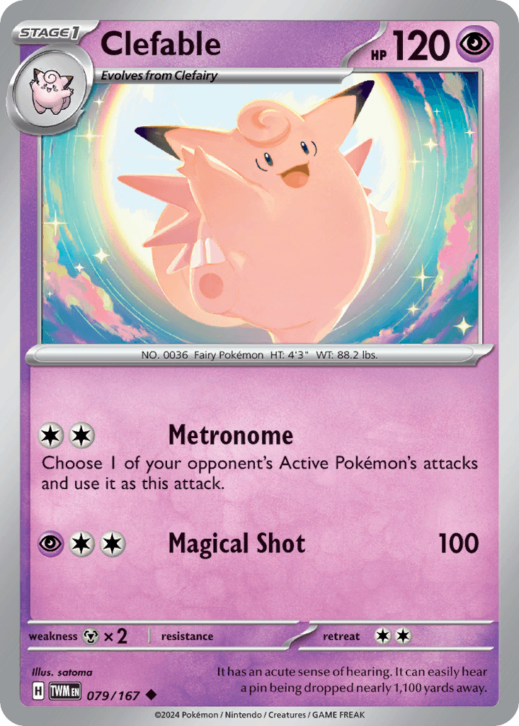 Clefable 79 Twilight Masquerade