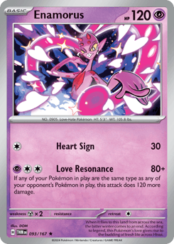 Enamorus Pokémon card