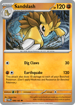 Sandslash 98/167 — Twilight Masquerade