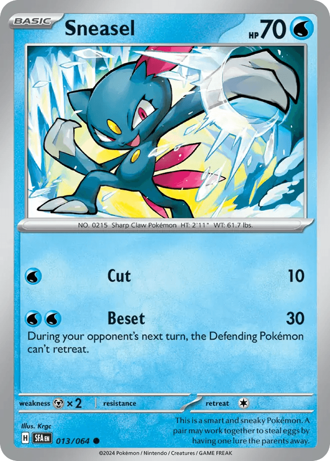 Sneasel 13 Shrouded Fable